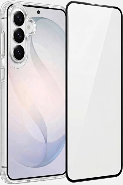 Primo Plus حافظة سامسونج S26 بلس شفافة مقاومة للصدمات 5D + واقي شاشة
