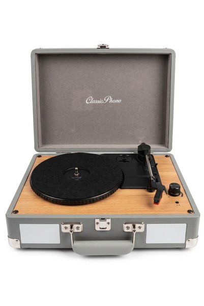 Lenco CLASSIC PHONO TT-20-GY- Hoparlörlü Bavul Tipi Pikap - Gri