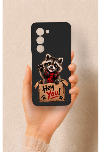 Vip Case Oppo A5 5g Compatible Cute Raccoon Pattern Silicone Case