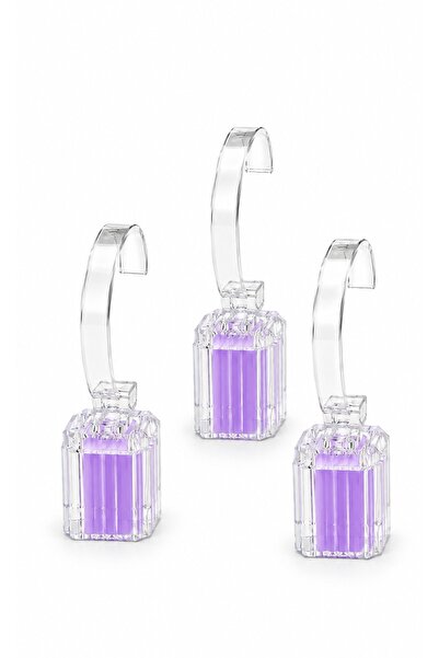 STAND MARKET Watch Stand Set of 3 Plexi Laser Model Square Purple