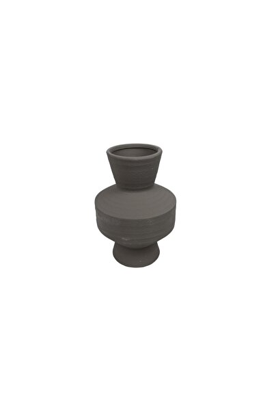 Plastona Κεραμικό βάζο γκρι 23.5X33.5
