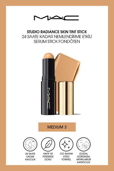 M.A.C Studio Radiance Skin Tint Stick 24 Saate Kadar Nemlendirme Etkili Serum...