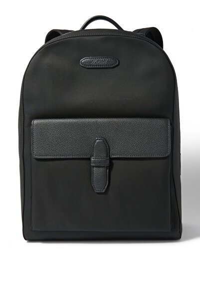 Brioni Nylon and Leather Backpack - One Size