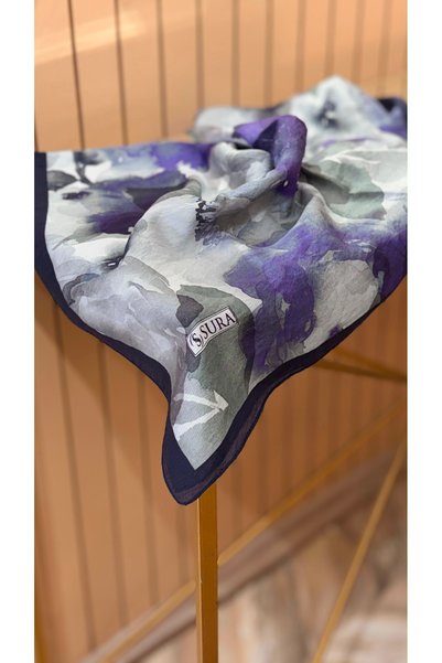 SURA Batik Floral Patterned Shawl