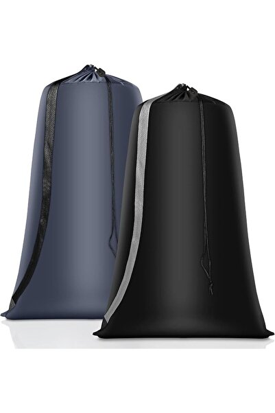 AZONEE Large Capacity Duty Laundry Bags, Polyester Laundry Bags with Straps, ...
