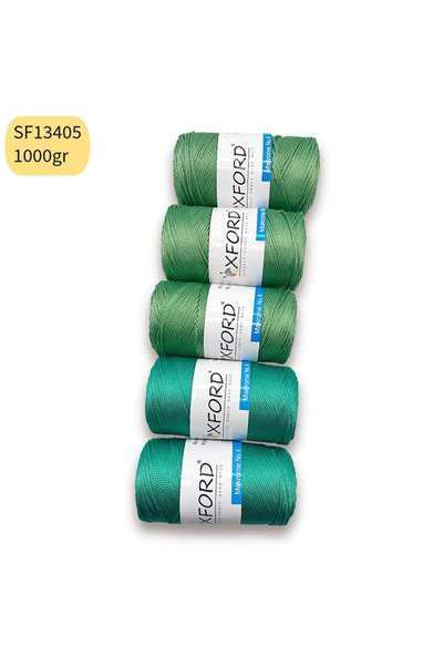 Oxford İplik Excess Stock 1000 Grams Pp No:4 Macrame Green Shades Mix Sf13405