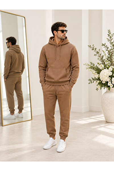 by fiyaka fashion Men's Premium Quality 3-Thread Shardooned Sweat Suit
