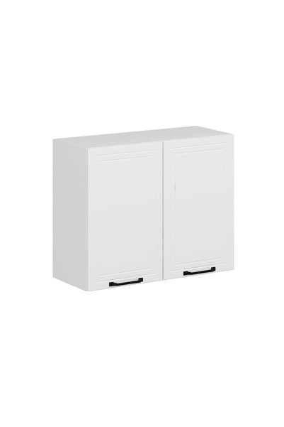 Minar Alvinka Mutfak Modül Mbr_A Üst 2Dk1R 90-H72Cm Dolap Beyaz Beyaz Mdf Gövde