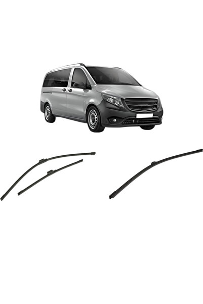 Bosch Σετ 3 υαλοκαθαριστήρων MERCEDES-BENZ VITO Tourer (W447) 2014-2021, για ...