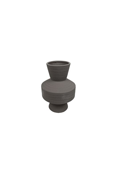 Plastona Κεραμικό βάζο γκρι 28.5X40.5