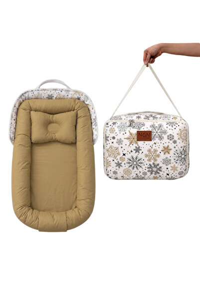 ngn collection Çantalı Babynest Bebek Çantası Taşınabilir Anne Yanı Yatağı So...
