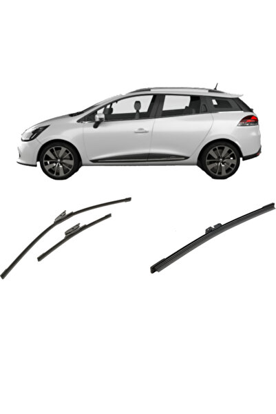 Bosch Σετ 3 υαλοκαθαριστήρων RENAULT CLIO IV Estate Van (KH_) 2014-2021, για ...