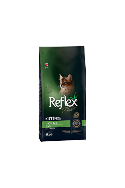 Reflex Plus Chicken Kitten Dry Cat Food - 8 Kg