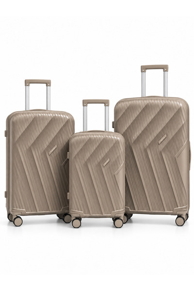 POLO CLASS Luggage Set – Unbreakable Silicone Suitcase Trolley Bags with 360°...