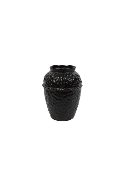 Plastona Μαύρο σφυρήλατο κεραμικό βάζο 21.5X27.5
