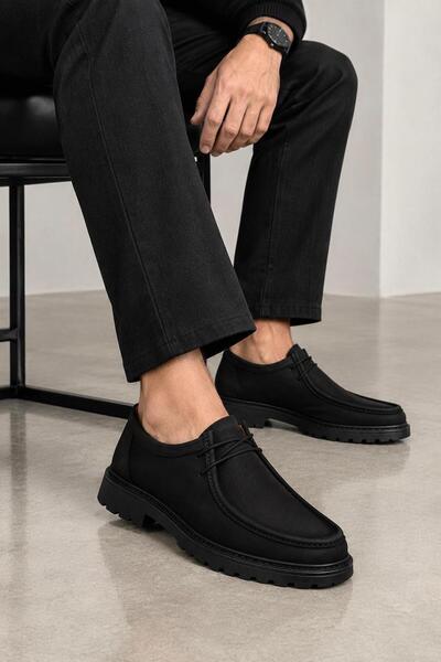 Taşpınar Ayakkabı 100% Genuine Leather Men's Comfortable Daily Lace-Up Winter...