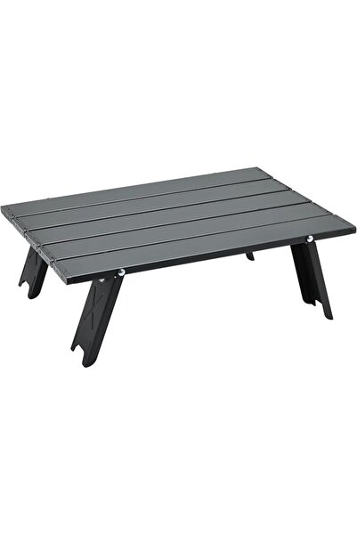 Lawazim Aluminum Portable Camping Table - 40x29x13cm - Mini Low Folding Picni...