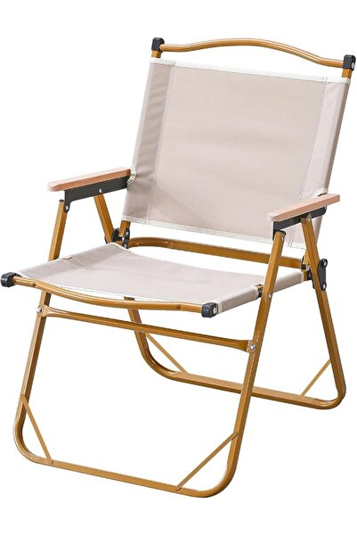 Chulovs Folding Chair for Travels and Camping, Portable Wooden Beach Chair – ...