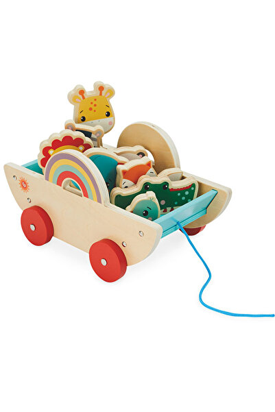 FISHER PRICE Cărucior de tras din lemn Fisher-Price Wooden Pull Along Cart 72...