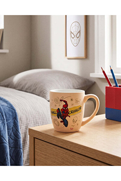 REDTAG Cream Spider-Man Matte Ceramic Mug