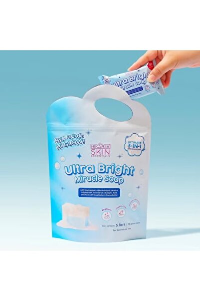Hikari Skin Essentials Ultra Bright Miracle Soap 5 Pieces