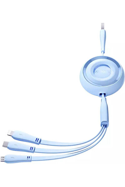 Joyroom S-A40 Ανασυρόμενο Καλώδιο USB σε Lightning / Type-C / micro USB 1μ 3....