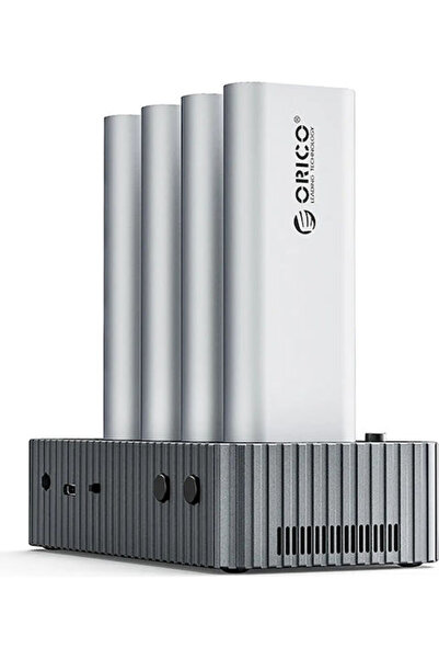 Orico Σταθμός σύνδεσης για 4 σκληρούς δίσκους SATA M.2 (2280) με σύνδεση USB-...