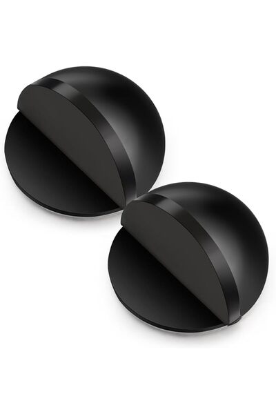 KASTWAVE 2 Pcs Self-Adhesive Door Stoppers, Stainless Steel Floor Protector, ...