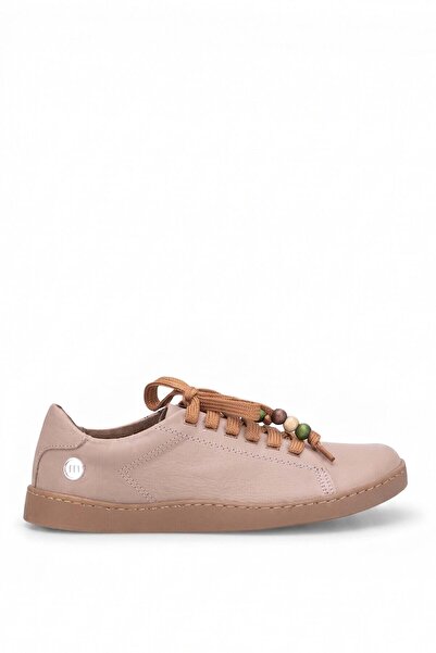 Mammamia D26Ka-610 Women's Genuine Leather Casual Shoes Mink
