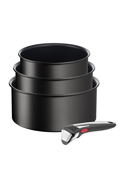 TEFAL Ingenio Unlimited On 4 parçalı güveç seti, 16/18/20 cm, çıkarılabilir s...