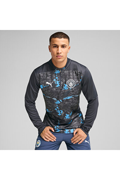 Puma Manchester City Pre-match Quarter-Zip Top Men