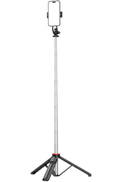 WOZINSKY WC1Y3S Σέλφι Στικ Τρίποδο Κινητού Τηλεφώνου Bluetooth Μαύρο