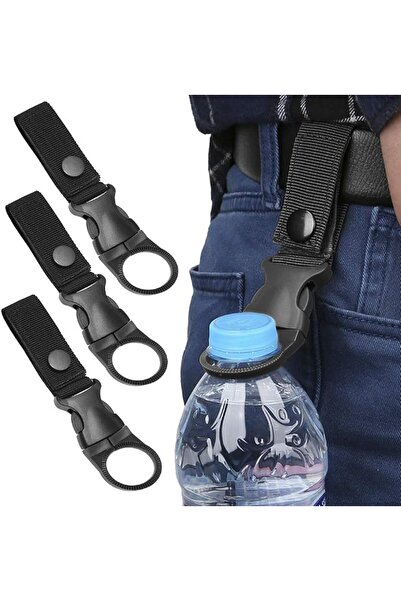 GENERAL 3Pcs Bottle Hanging Buckle Clip Outdoor Portable Water Bottle Ring Ho...