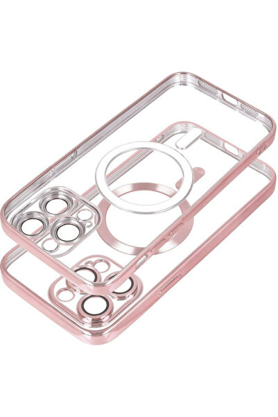 OEM Electro Mag Κάλυμμα Πλάτης Σιλικόνης Ροζ Χρυσό (iPhone Air)