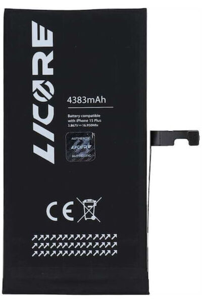 Other Licore Συμβατή Ανταλλακτική Μπαταρία 4383mAh για IPHONE 15 Plus