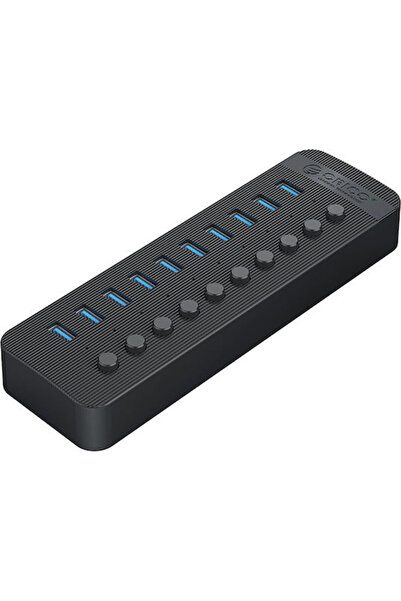 Orico Διανομέας USB 3.0 με 10 θύρες USB, σύνδεση USB-A και τροφοδοσία ρεύματο...
