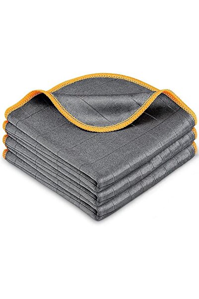 GENERAL Carbon Microfiber Cleaning Cloths (3-Pack, 40×40cm) – Ultra Absorbent...