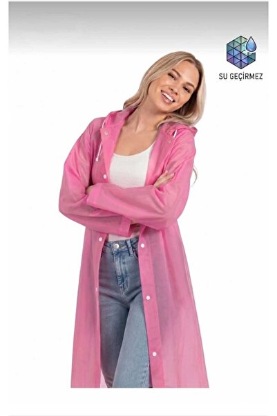 Butik تصميم عصري وشفاف: معطف واق من المطر للجنسين مقاوم للماء مع مشابك تثبيت ...