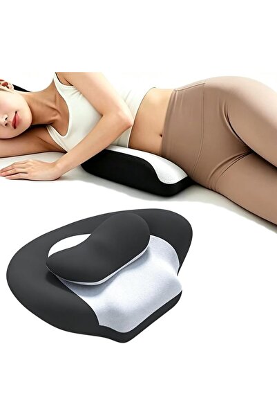 GENERAL Adjustable Memory Foam Lumbar Support Pillow, Ergonomic Sleep Waist C...