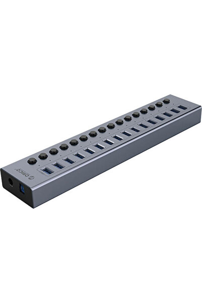 Orico Διανομέας USB 3.0 16 Θυρών με σύνδεση USB-A Γκρι Κωδικός: BT2U3-16AB-GY-BP