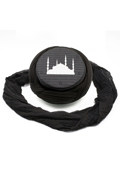 SARIKHANE YÜKSEK TEKNOLOJİ MAKİNE SARIMI Mosque Sarigi - Black Fabric - Black...