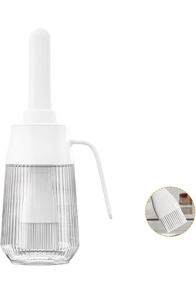 TERRIFI Oil Dispenser with Silicone Brush for Cooking and Grilling, 10.29 Oz ...