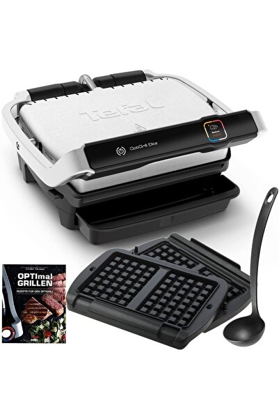 TEFAL Optigrill Elite temaslı ızgara, ızgara güçlendirme fonksiyonlu + waffle...
