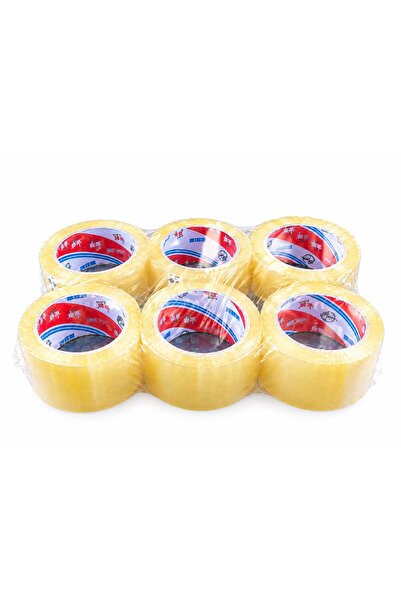45x40 Şeffaf Fil Koli Bandı 6'lı