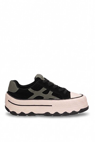 Guja 26Blg366 Women's Genuine Leather Classic Sneaker Black