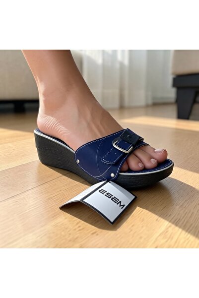 Esem Konay 0314 Domestic Anatomical High Sole Slippers