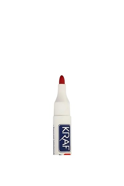 KRAF 770 Beyaz Tahta Kalemi, Kırmızı, Doldurulabilir, Uzun Ömürlü