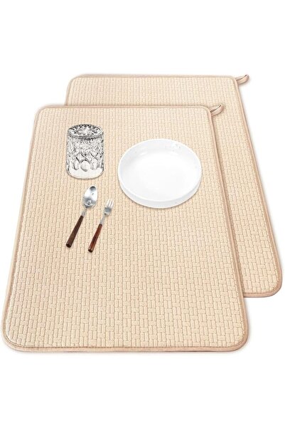 GENERAL Extra Large Microfiber Dish Drying Mat High Absorbent 24X17 Inch Non-...