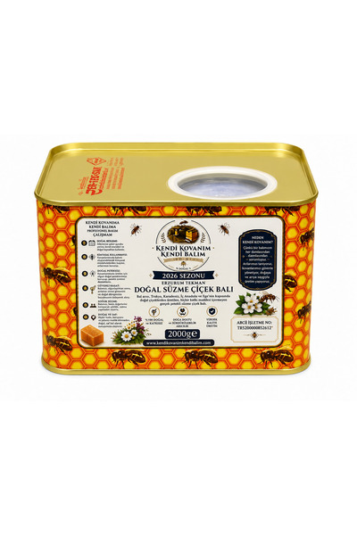 Kendikovanım SÜZME ÇİÇEK BALI 2KG