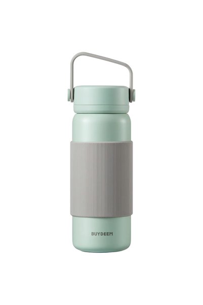 BUYDEEM Termos din oțel cu infuzor 460 ml TS400-CG Verde cald